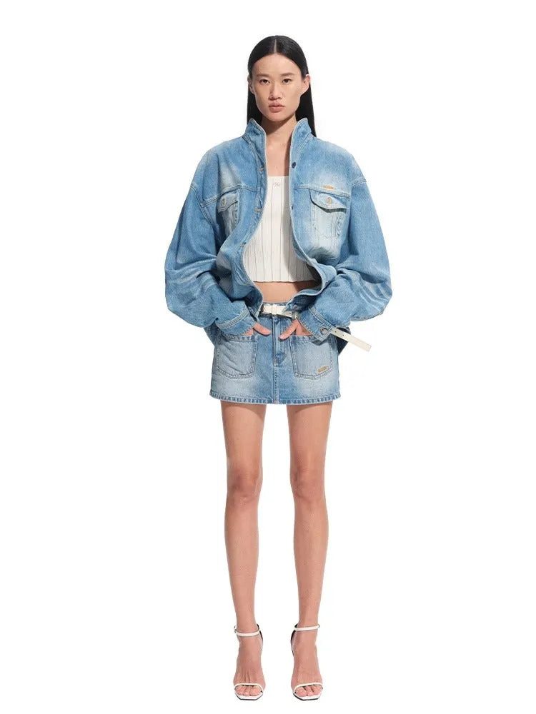 "Caracal Series" Washed Twill Cat Whisker Loose Jacket