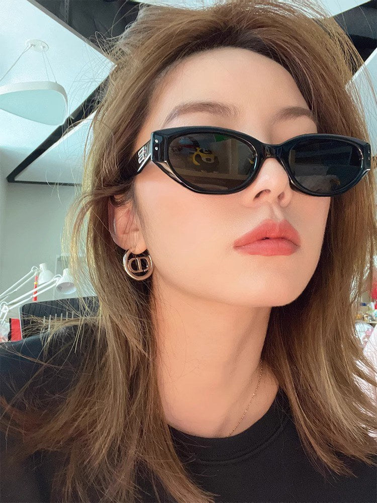 Slim Cat-Eye Sunglasses
