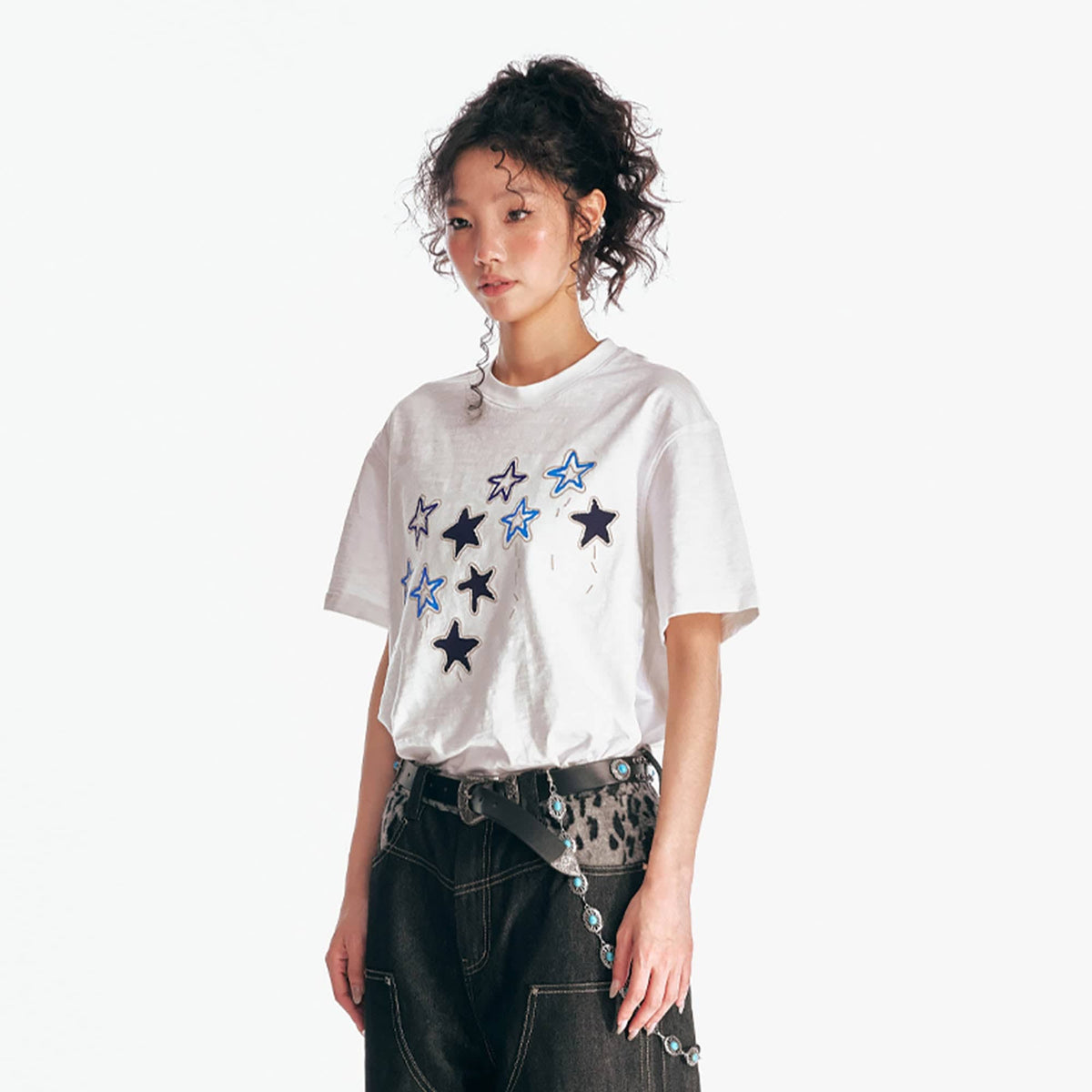 Star Parade Graphic Cotton Tee