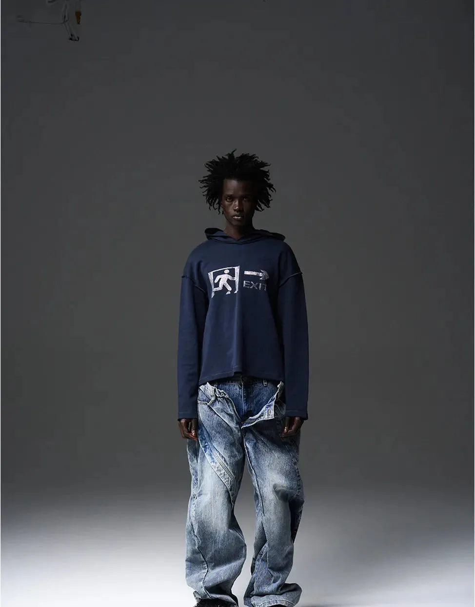 'EXIT' Logo Hoodie