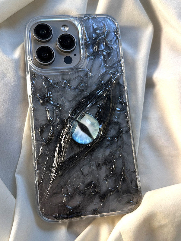 原创烟熏眼立体适用iphone17promax手机壳16promax壳14晕染透明15小众14pro手机壳16pro高级感13防摔11新款xs