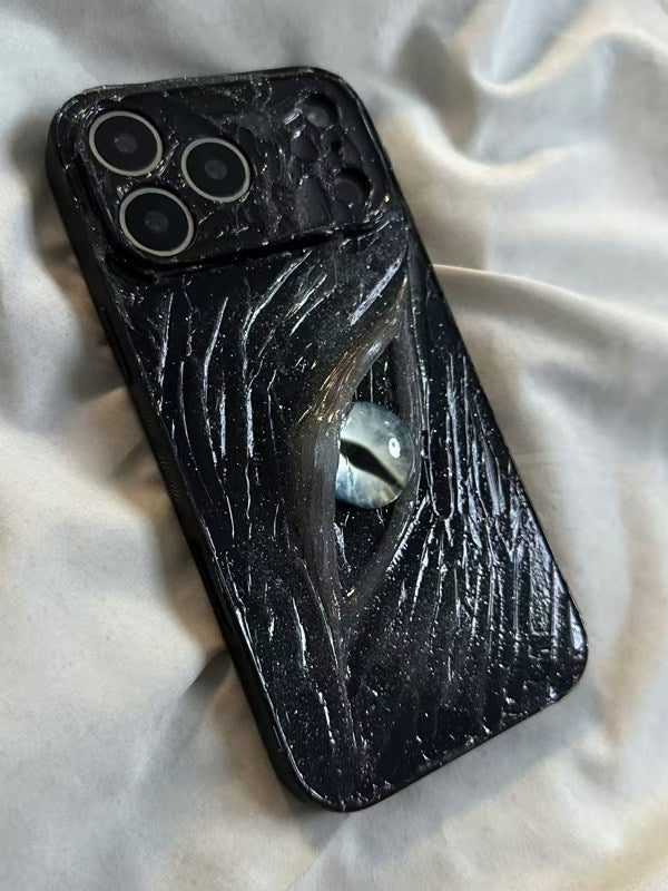 Minimalist 3D Reverse Smokey Eye iPhone 17 Pro Case 16 Hard Shell Handmade 15 Apple 14 Pro Original 13 Premium Feel 12 Anti-Drop X Niche 11 Pro Creative 16 Couple