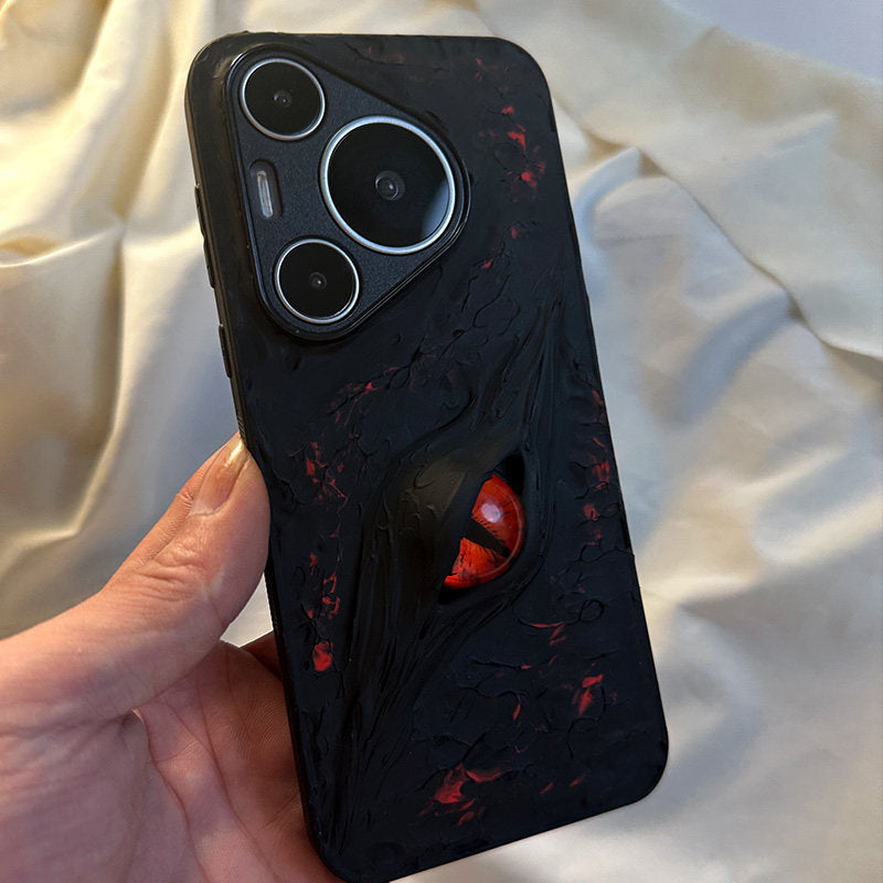 Minimalist Red Eyes Cthulhu Huawei Pura 70 Pro Phone Case Mate 80 Pro Premium P80 Pro New P40 Hard Case Mate 70 Original 80P Protective Case P80 Full Coverage
