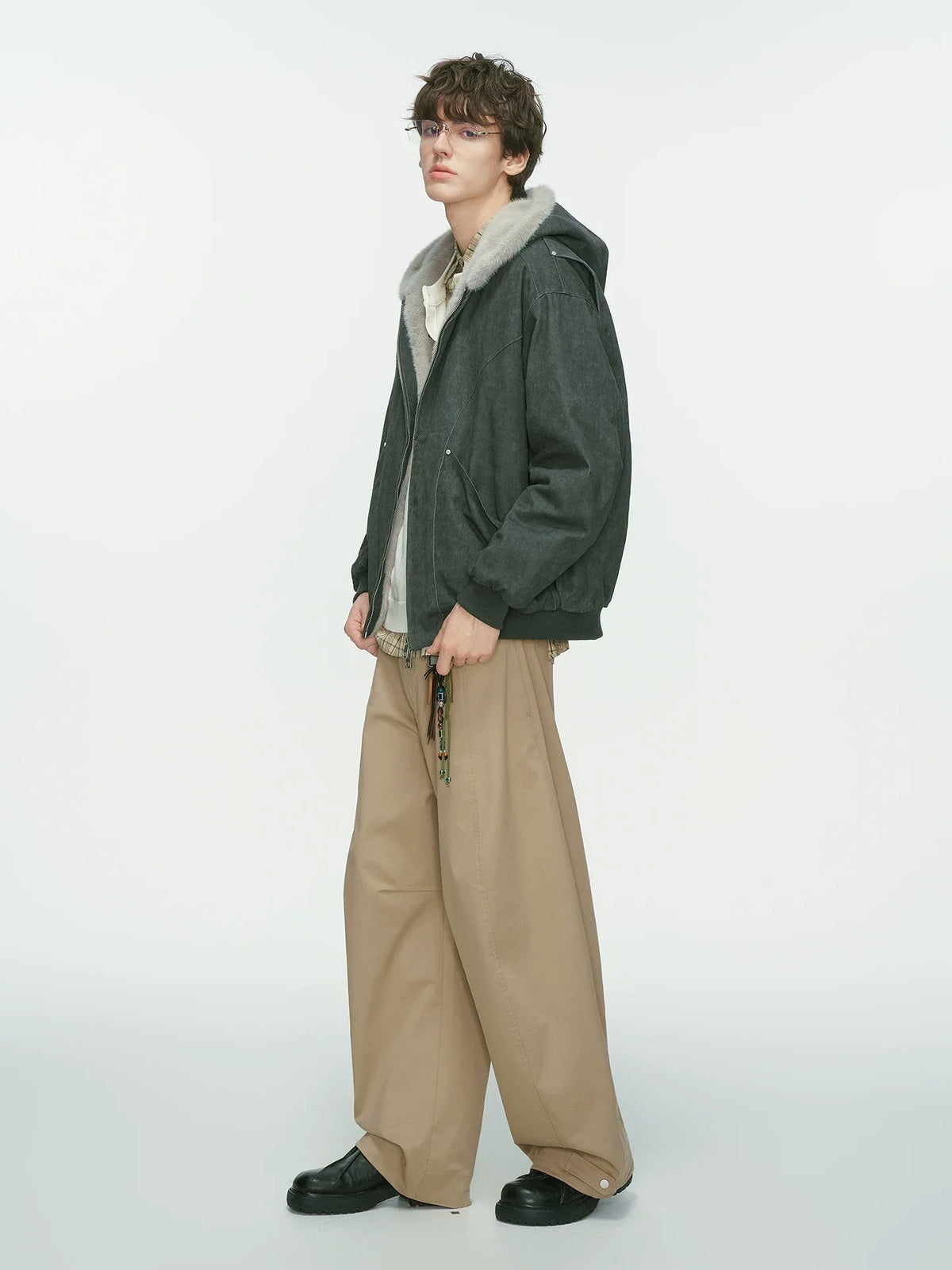 Frostcore Sherpa Hooded Bomber Jacket