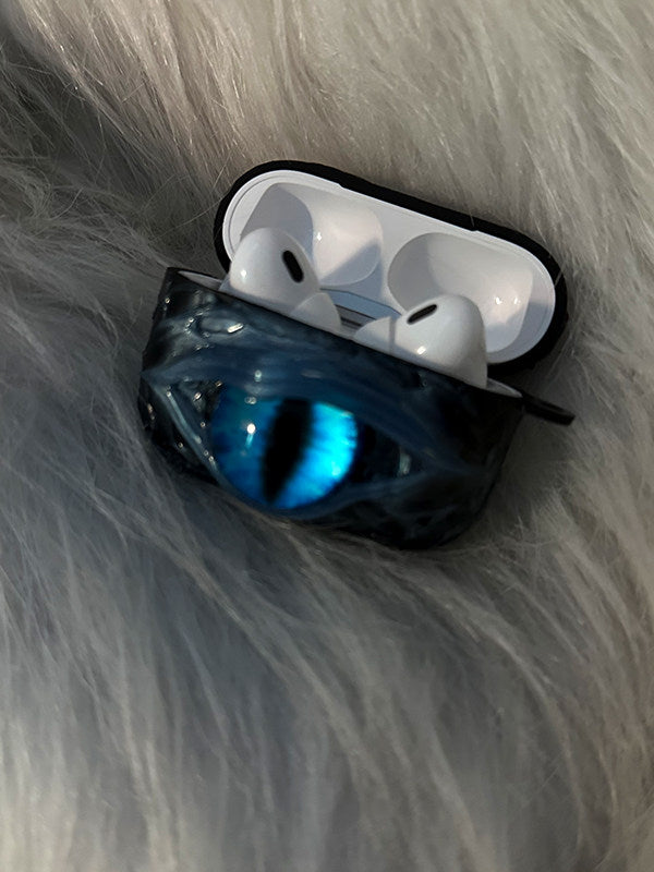 雾霾蓝深渊之眼适用airpods4保护壳airpods3高级感Pro耳机保护壳airpodspro2代硬壳耳机套airpod1/2代耳机4代