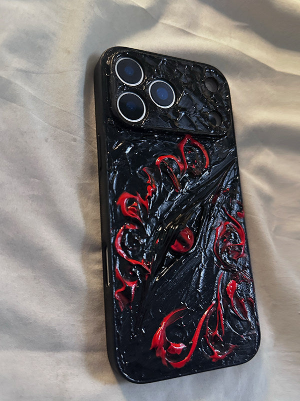 New Elf Devil's Eye Phone Case for iPhone 17, 16 Pro, Niche 15 Pro, Personalized 14 Pro, Original 13, Drop-proof 12, Large Hole 11, Simple X Hard Case