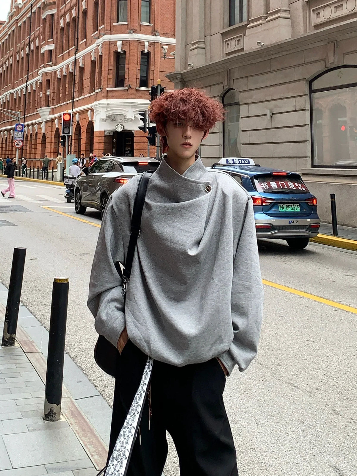 Urban Drape Funnel Sweatshirt