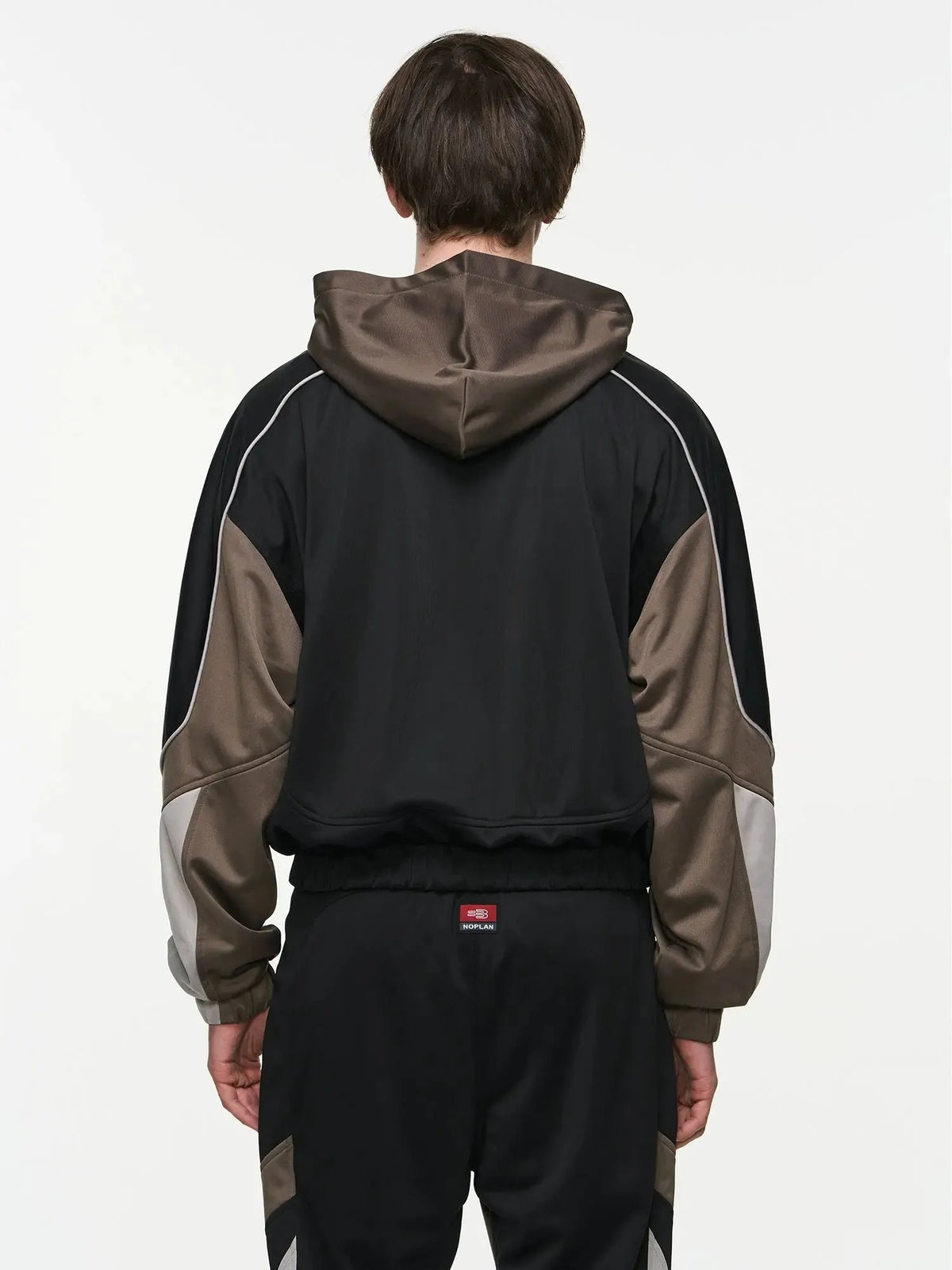 Color-Block Hooded Jacket