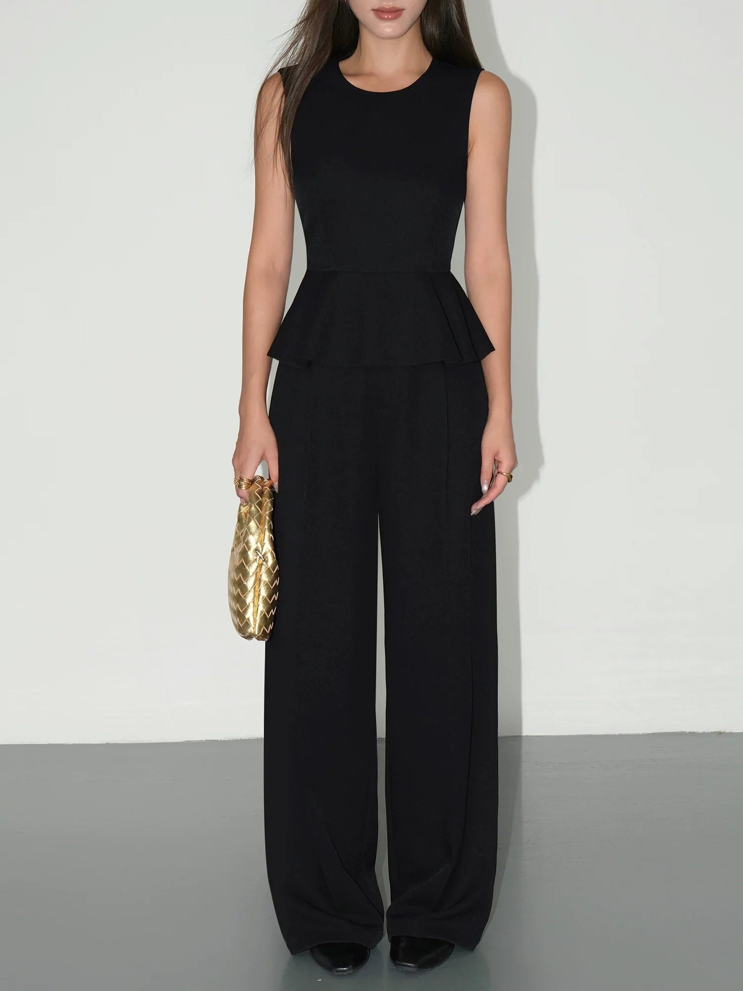 Executive Soft Peplum Blouse
