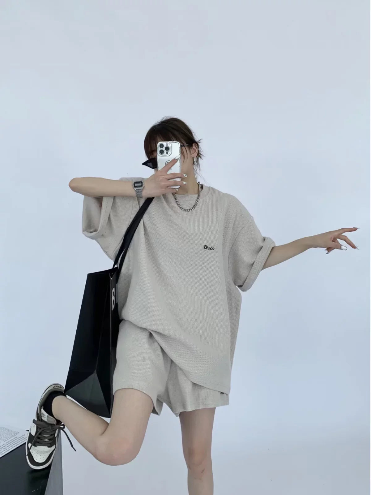 Sand Knit OISIS Lounge T-Shirt and Short Setup