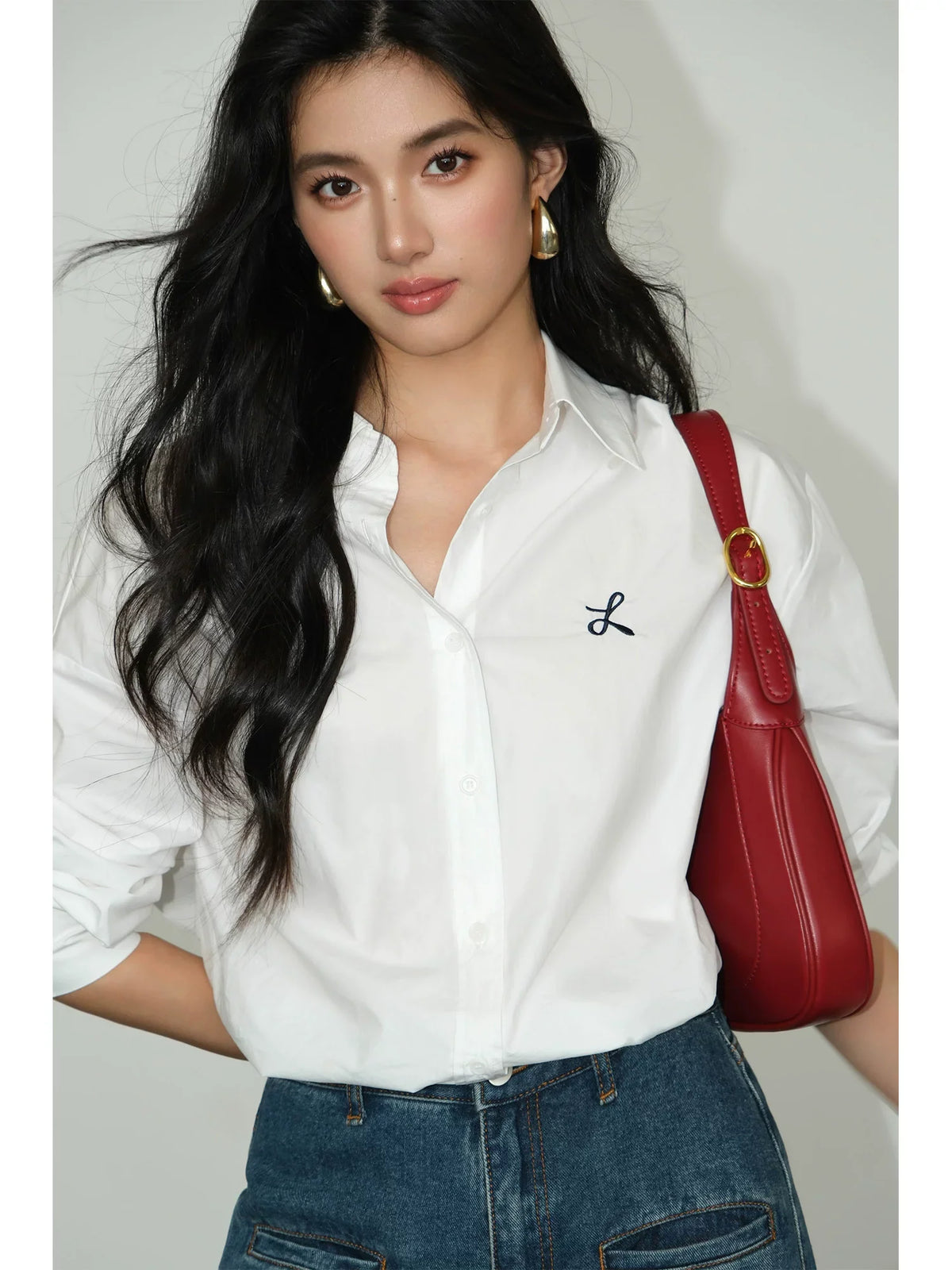 Relaxed Drift Oversized Button Shirt