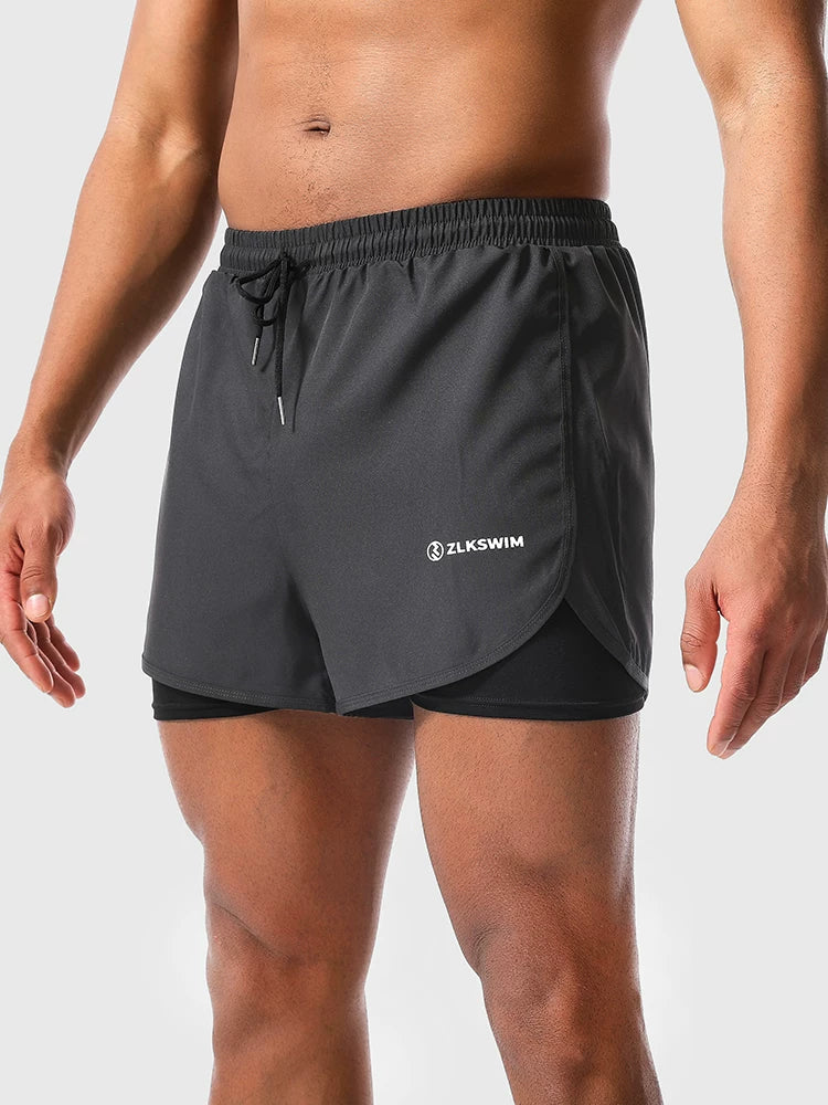 Twin-Layer Rapid-Dry Shield Swim Shorts