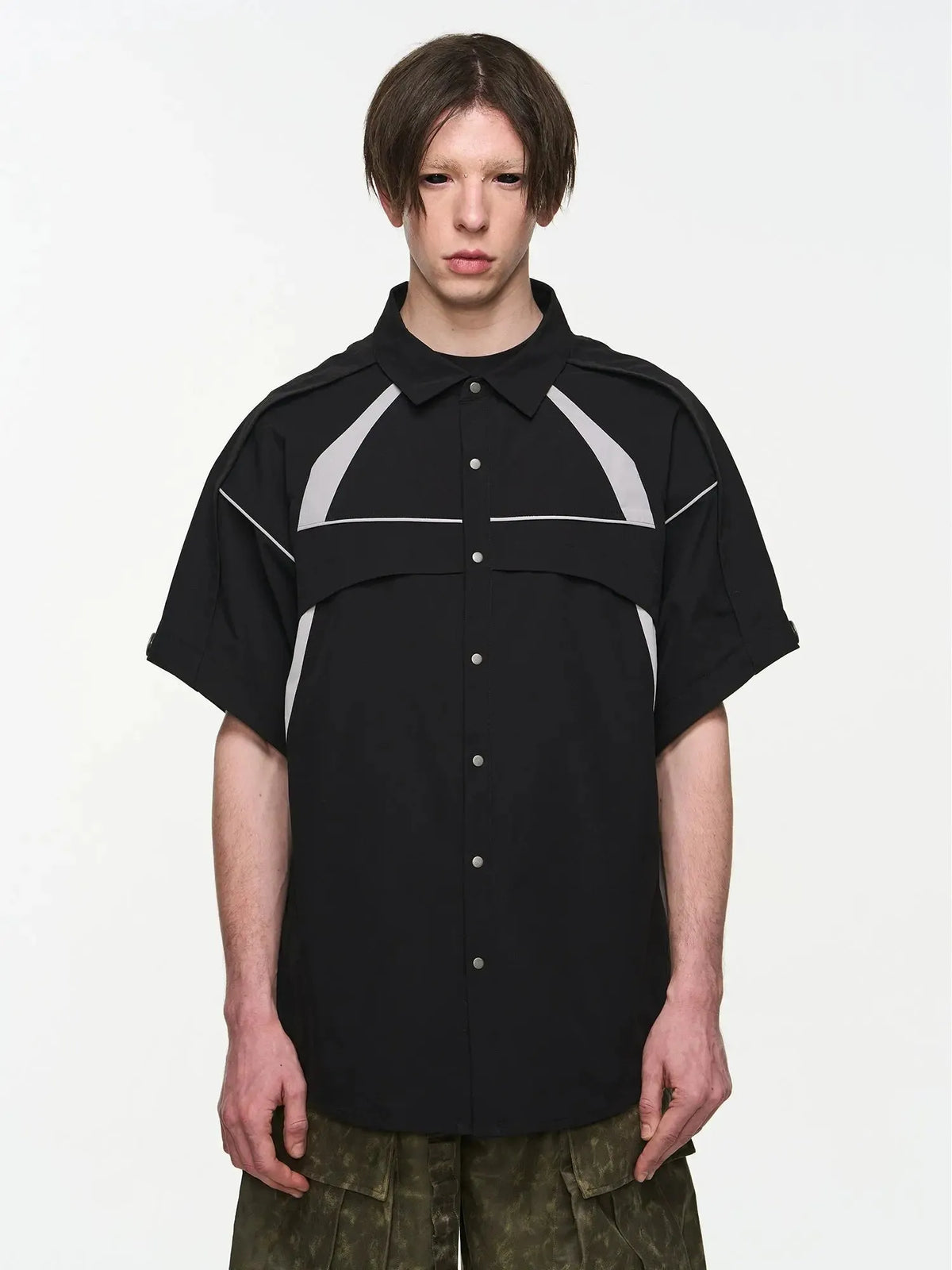 Detachable Contrast Shirt