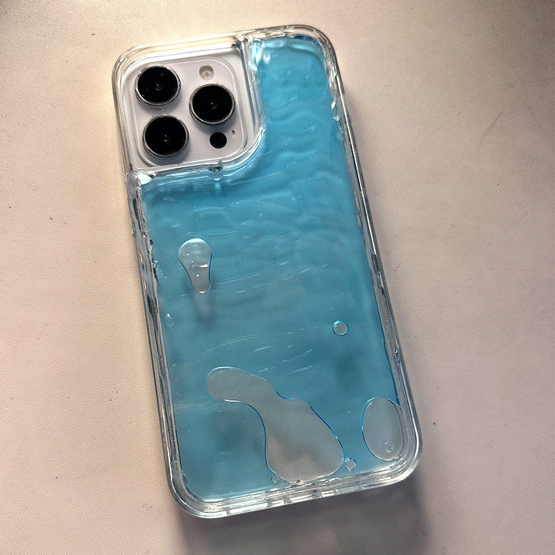 简约降温流水壳适用苹果15Pro手机壳iPhone14Promax高级感13Promax新款12小众11透明17Pro防摔x保护套17少女
