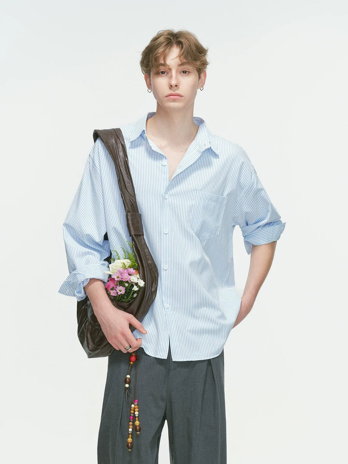 Verde Stripe Breeze Overshirt