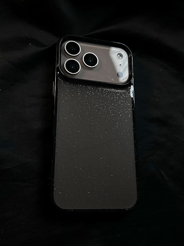 个性透黑闪粉适用iphone17promax手机壳16情侣15苹果17pro硬壳13高级感12防摔11少女16promax创意17新款14