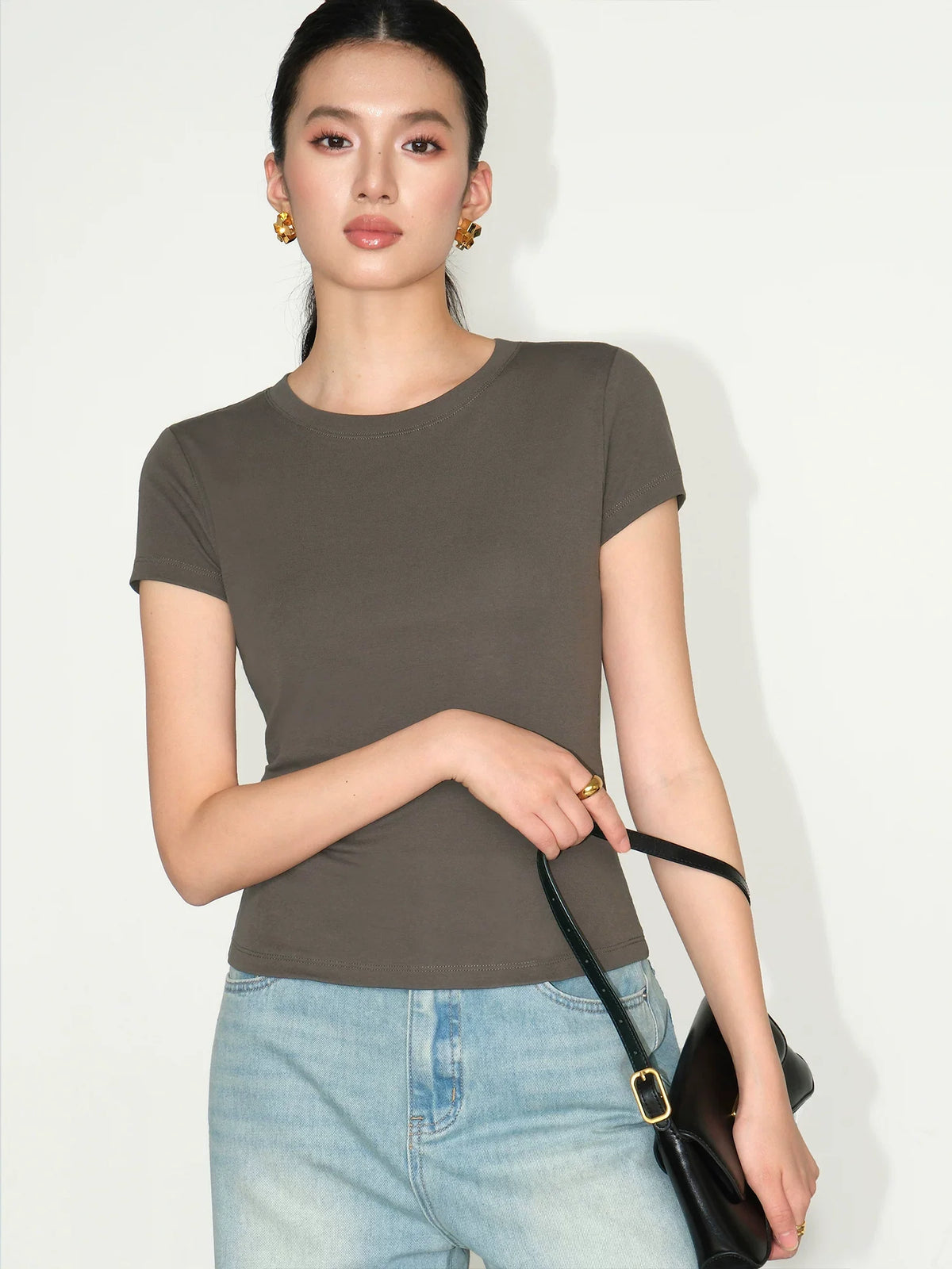 Everyday Sculpt Fitted Crewneck Tee