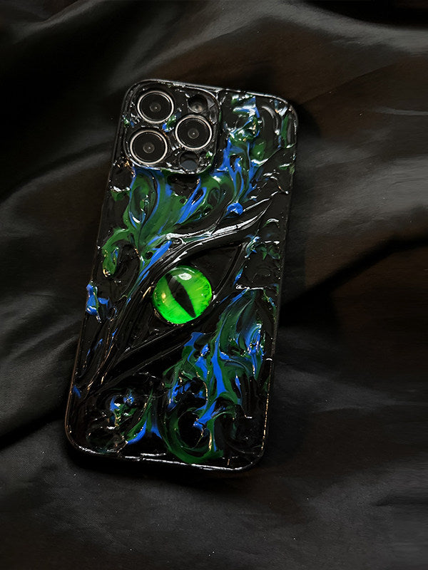 Simple Summer Eye Phone Case for iPhone 16 Pro Max 14 Pro Premium Feel 17 Pro Original Unique 17 Pro Max Anti-drop 3D 15 Couple 13 Niche 15 Hard Case 11 Creative