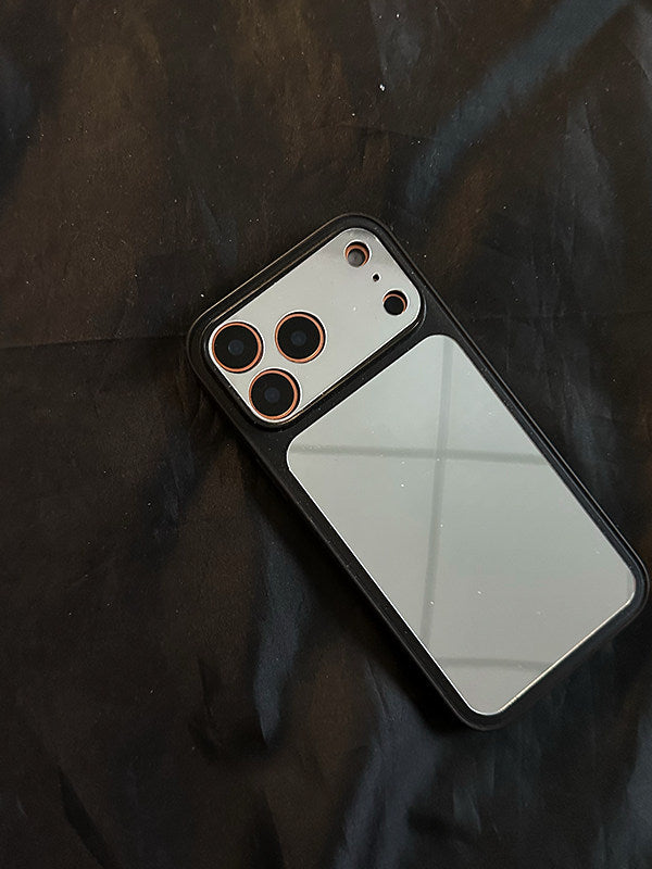 个性镜面手机壳镜面镜头适用17Pro手机壳iPhone17Pro高级17Promax原创17Pro小众情侣17air防摔17Pro全包简约