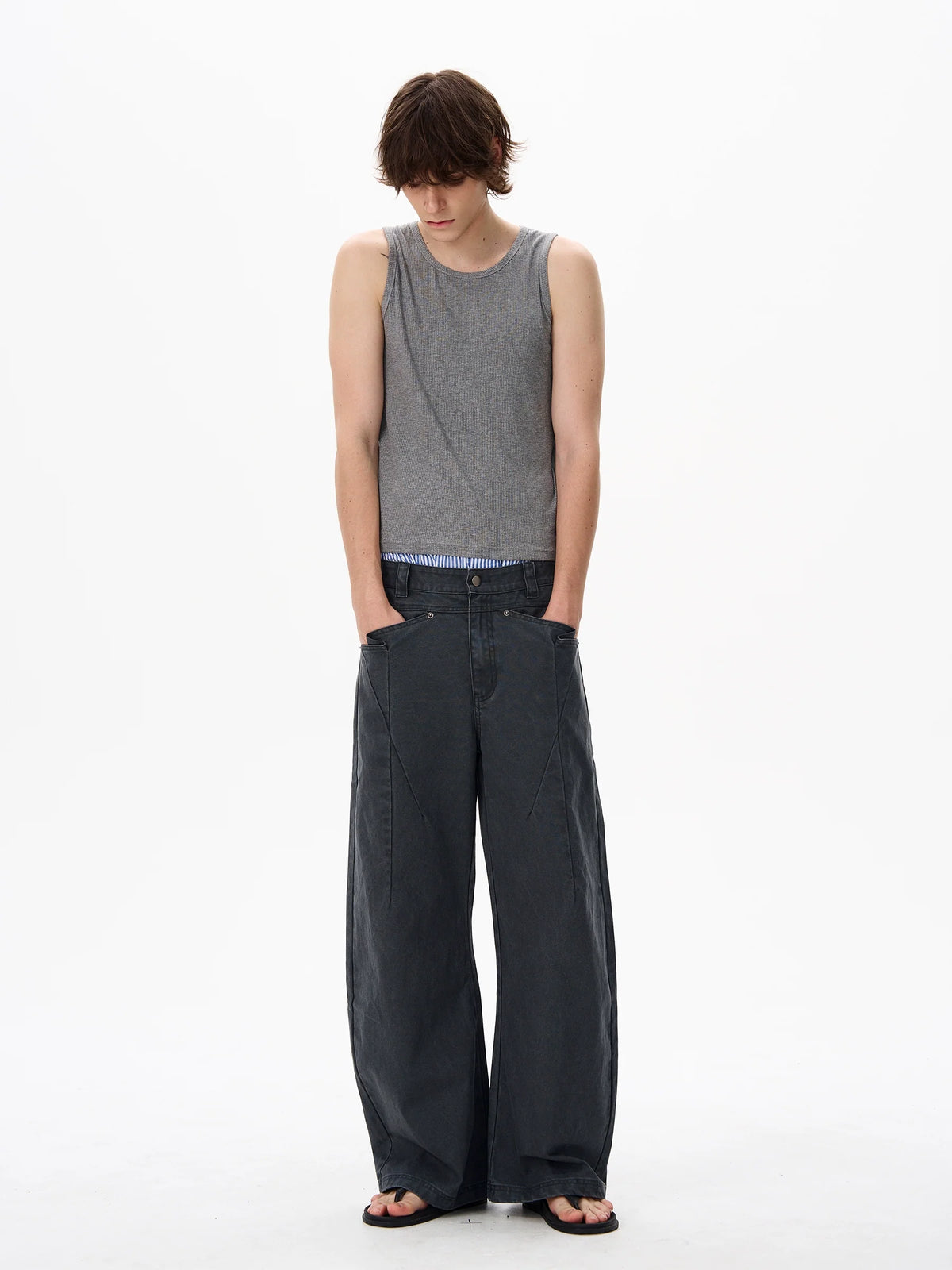 Ribbed Cotton Tank Top