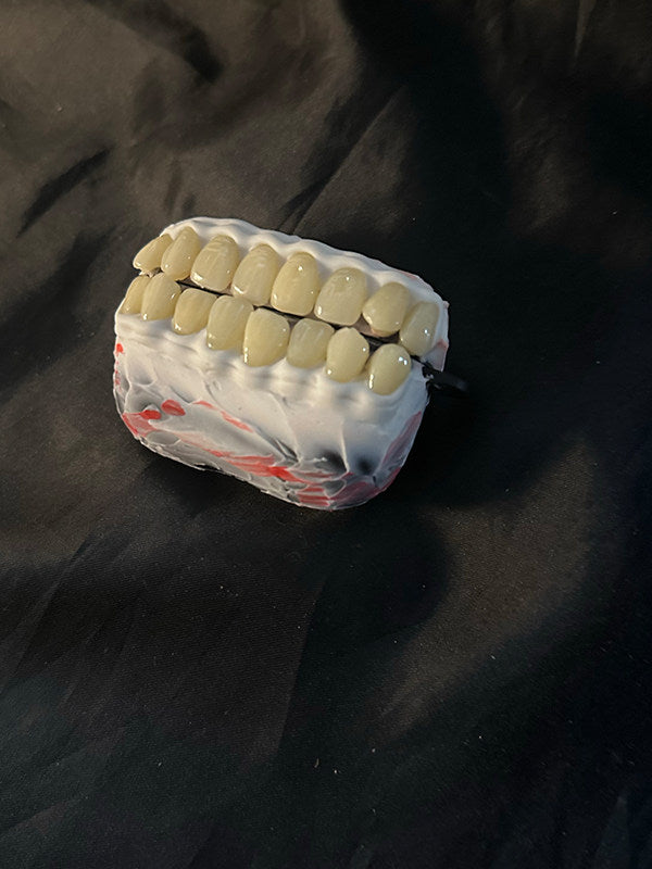 小众火焰白牙齿适用airpods4无线耳机保护壳airpods3蓝牙耳机壳2代高级感3代简约airpod Pro3防摔硬壳AirPods