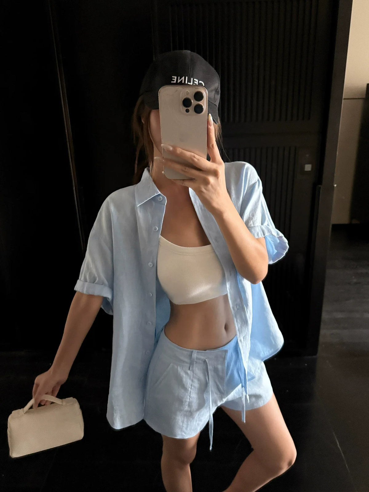 Harbor Breeze Oversized Linen Shirt