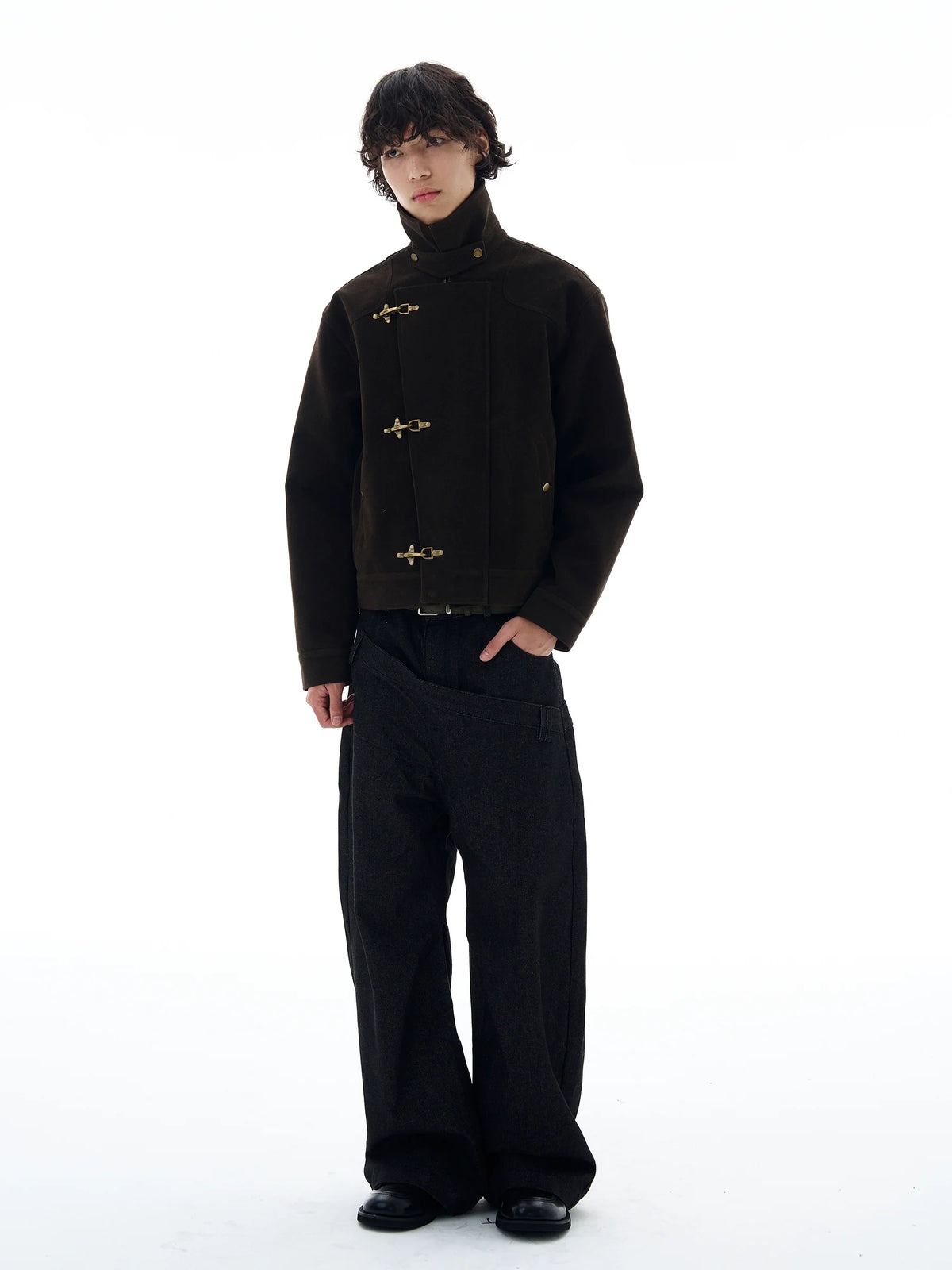 Midnight Espresso Toggle Jacket