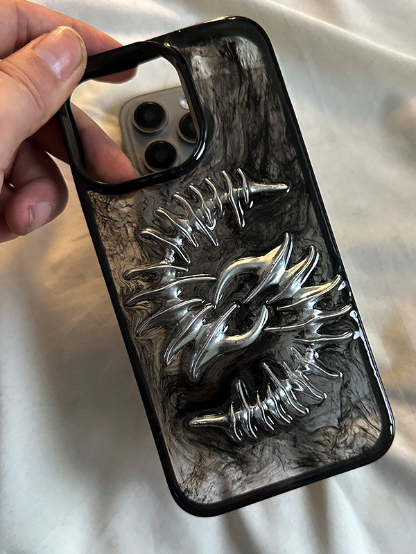 Simple Scorpion King Bone 3D Case for Apple 16Pro Max iPhone 14Pro Max Premium Feel 15Pro Max Hard Case 17Pro Creative 12 Personality 11 Protective Cover 15 Original