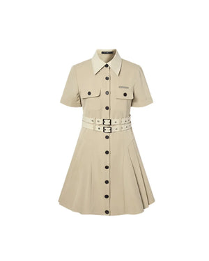 A Line Pleated Dress