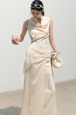 Acetate Lace Off-Shoulder Set-Up