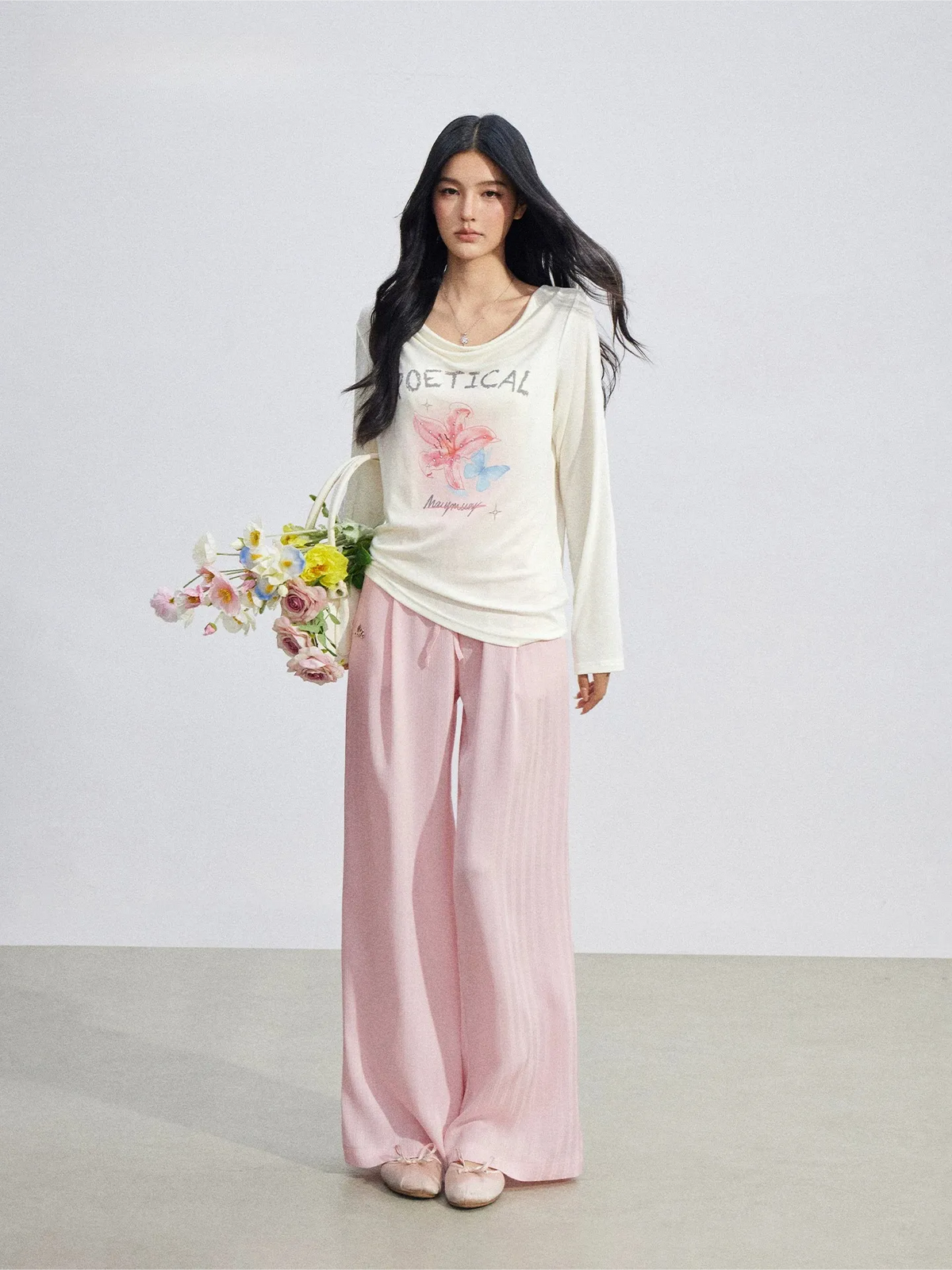 Cooling Touch Wide-Leg Lounge Pants