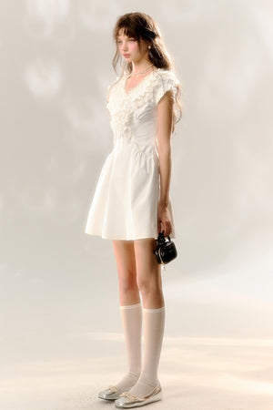 Afternoon Pearl Lace Dress