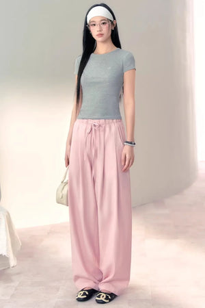 Airy Pleated Balloon Pants