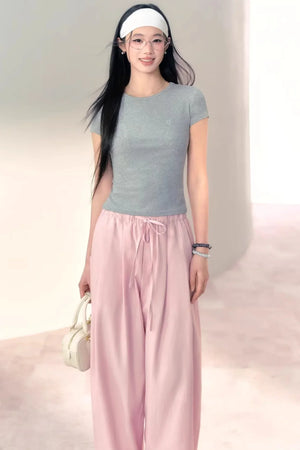 Airy Pleated Balloon Pants