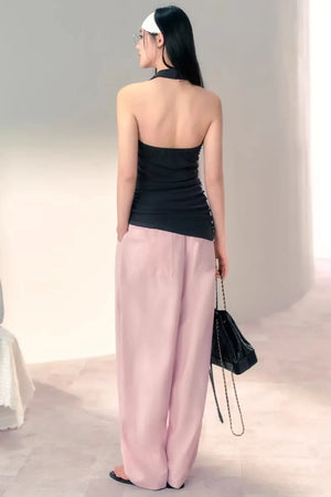 Airy Pleated Balloon Pants