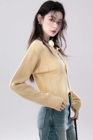 Airy Rhombus Cardigan