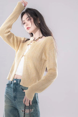 Airy Rhombus Cardigan