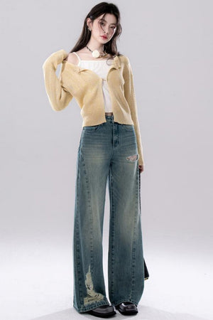 Airy Rhombus Cardigan