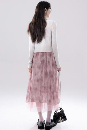Airy Rhombus Cardigan