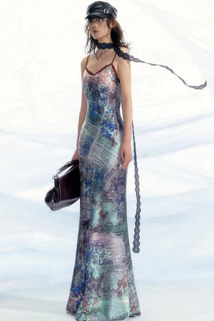 Akiva Halter Maxi Dress