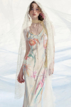 Akiva Halter Maxi Dress