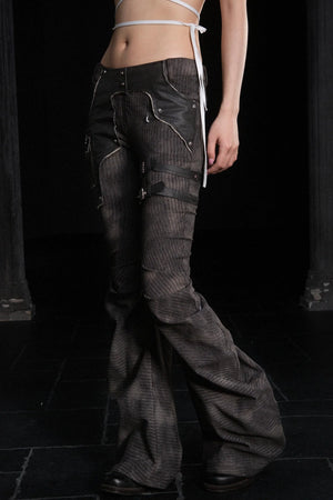 Alien Denim Stack Trousers