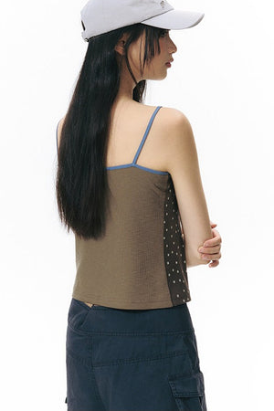 All-Over Print Color-Blocked Camisole