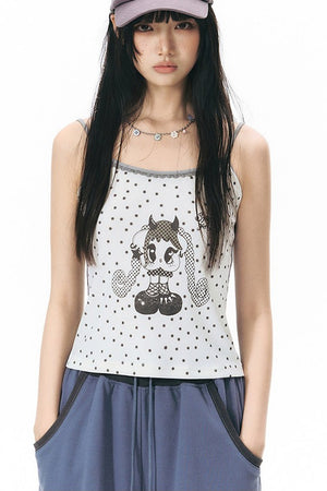 All-Over Print Color-Blocked Camisole