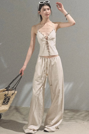 Amber Striped Pants Set-Up