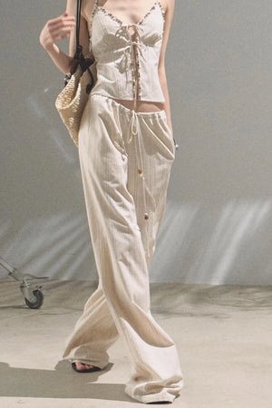 Amber Striped Pants Set-Up