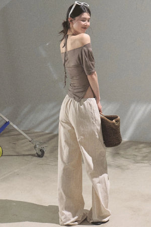 Amber Striped Pants Set-Up