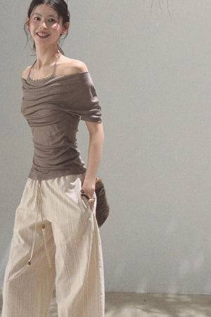 Amber Striped Pants Set-Up