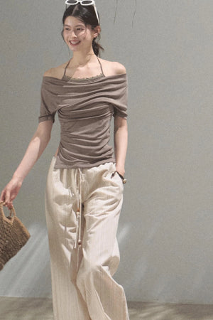 Amber Striped Pants Set-Up