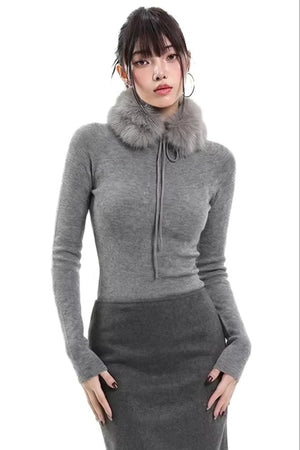 American Fox Fur Scarf